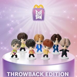 McDonald’s TinyTan BTS Throwback Edition complete set